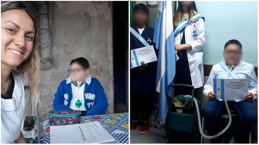 Día del Maestro: la inspiradora historia de una docente que lleva su aula a las casas y hospitales