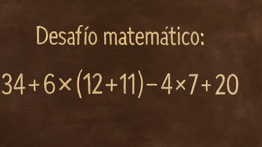 Desafío matemático: ¿en cuánto tiempo lo podés resolver?