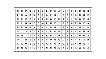 Encontrá la frase escondida: una cita célebre se oculta palabra por palabra en esta sopa de letras
