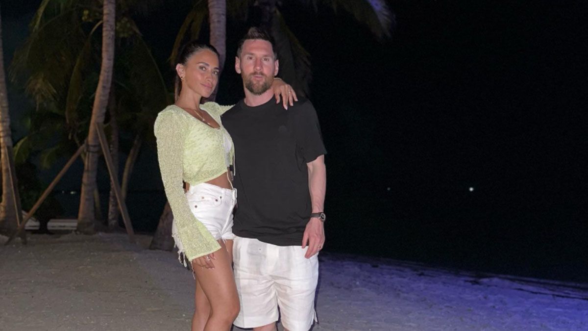 Lionel Messi y Antonela Roccuzzo