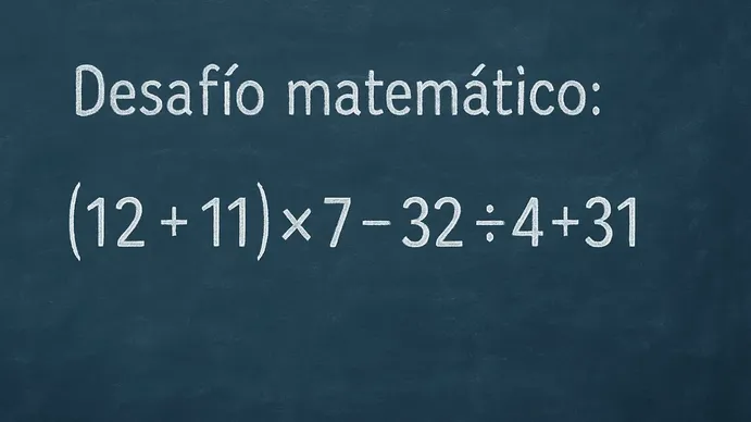 Desafío matemático: ¿podés resolverlo en menos de 12 segundos?