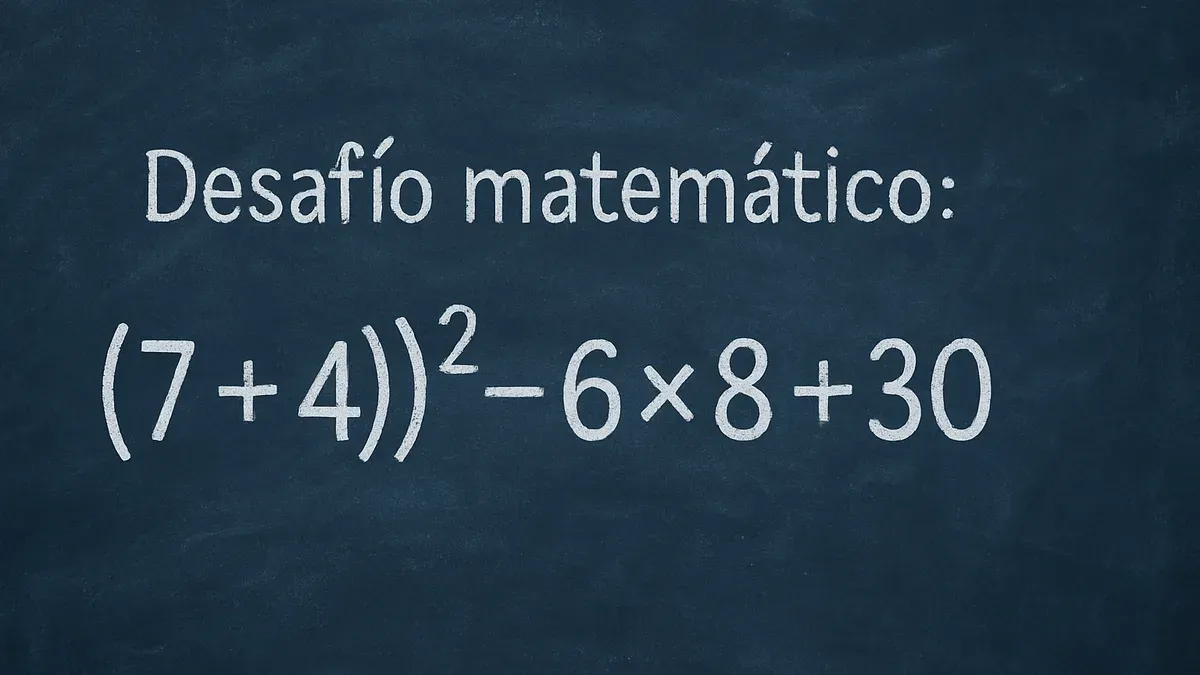 La regla esencial para resolver este desafío matemático es conocido como PEMDAS (por sus siglas en inglés) o jerarquía de operaciones.