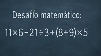 Imagen de pizarra para Desafío Matemático: este juego numérico puede sorprenderte al resolver