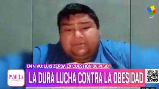Dramático pedido de ayuda Luis Zerda, ex Cuestión de peso: Me estoy muriendo en vida