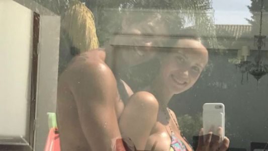 Romántica postal de Mariano Martínez y Camila Cavallo: Mi todo