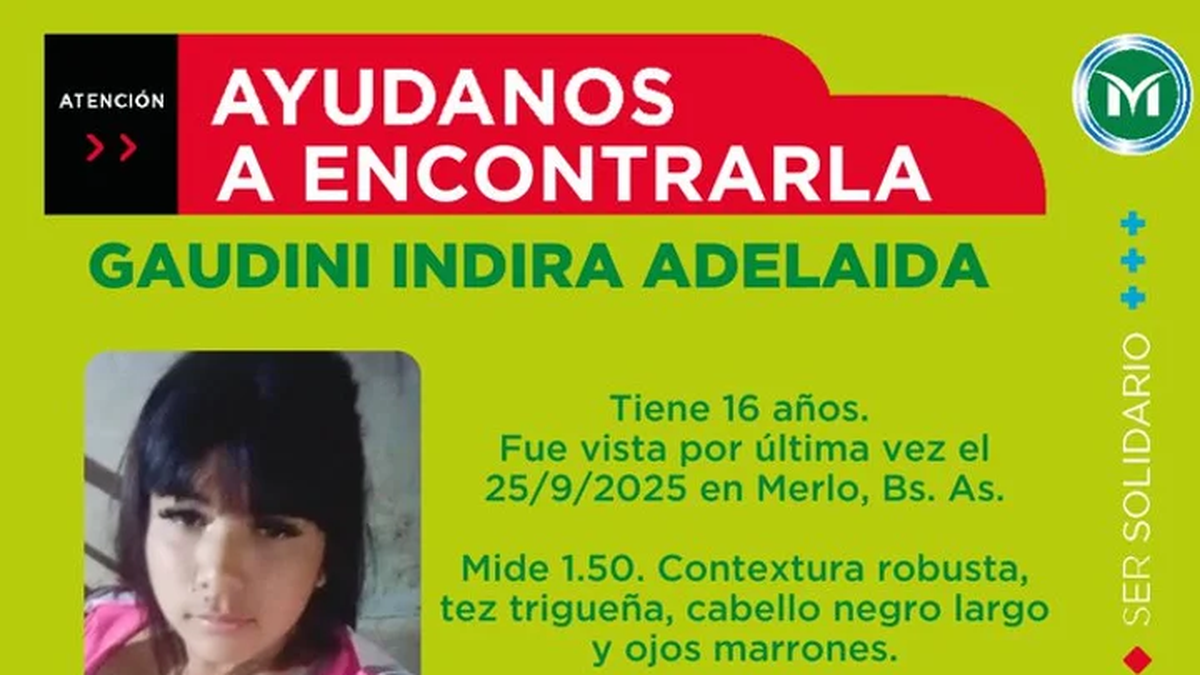 Indira Gaudini se ausentó de su casa este jueves tras una discusión con su papá. (Foto: redes).