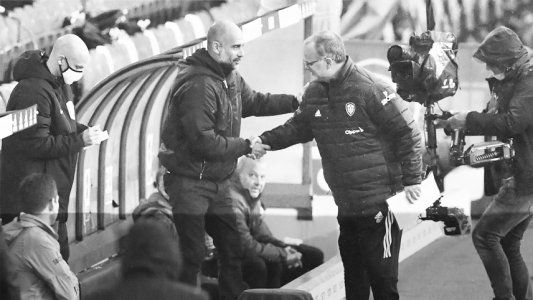 Bielsa y Guardiola quedaron a mano: Leeds y Manchester City empataron 1-1 en un partido que pudo ganar cualquiera
