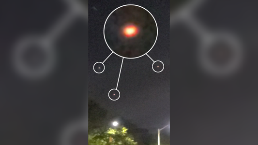 Estados Unidos: raro avistamiento de ovnis anaranjados