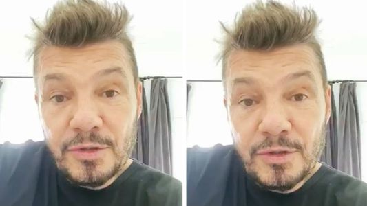Marcelo Tinelli emocionado en un video tras el encuentro contra el hambre con Alberto Fernández