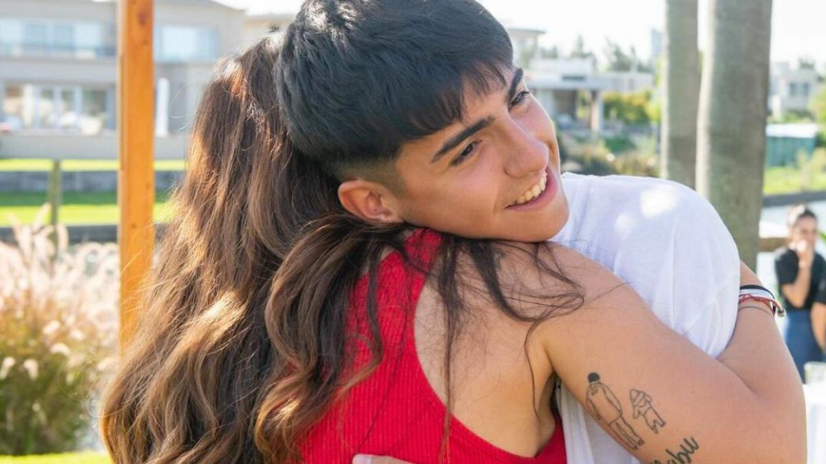 Gianinna Maradona y Benjamín Agüero