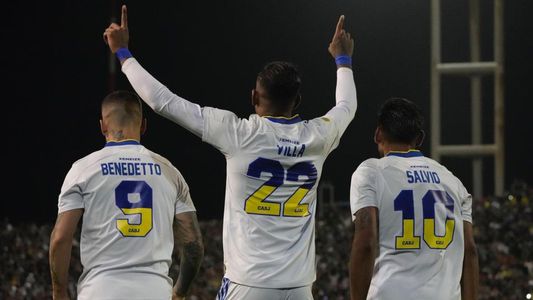 Boca le ganó 2-1 a Aldosivi en Mar del Plata con doblete de Villa