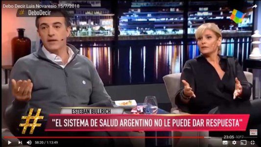 Legalización del aborto: cruce entre Esteban Bullrich y la periodista Romina Manguel