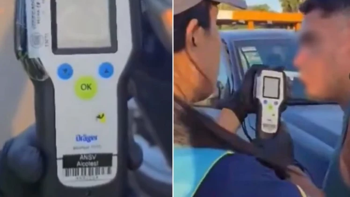 La respuesta de un subcomisario que dio positivo de alcoholemia mientras manejaba un patrullero: Vengo de un...