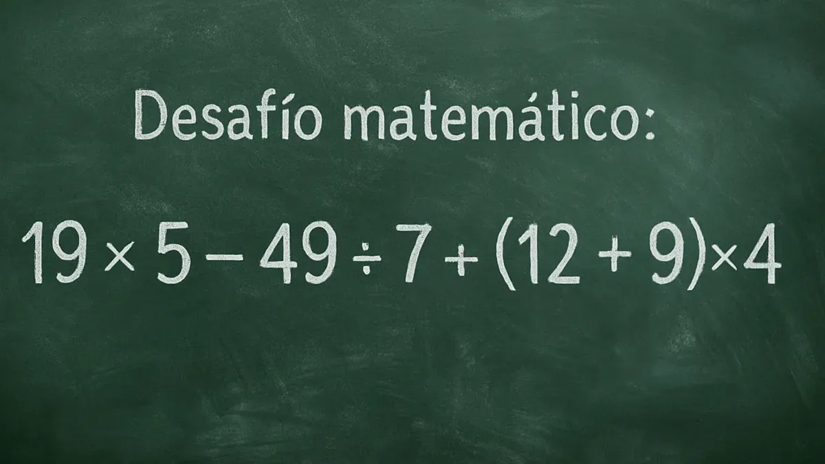 Imagen de pizarra para Desafío Matemático: este reto con paréntesis puede sorprenderte al resolver