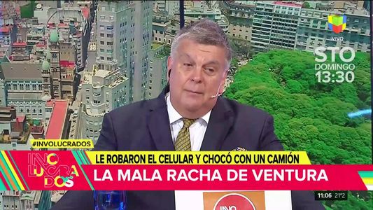 Luis Ventura contó cómo le robaron su teléfono celular