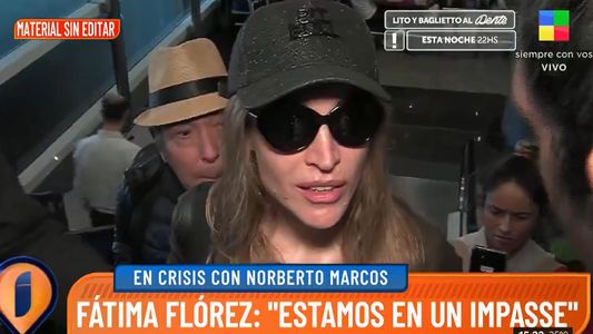 Fátima Flórez confirmó su separación de Norberto Marcos: Estamos en un impasse