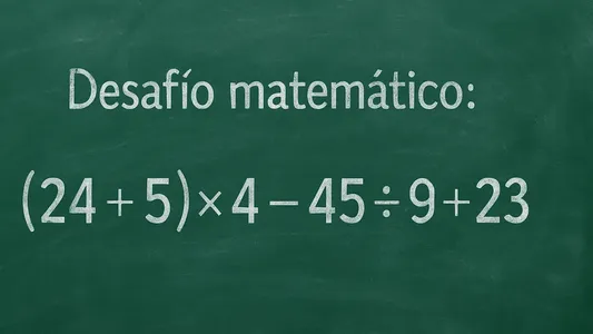 Desafío matemático: la cuenta parece fácil, pero muchos cometen una equivocación frecuente
