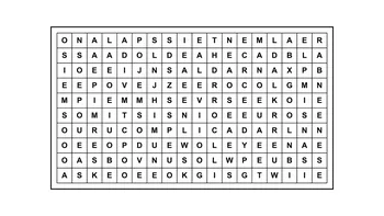 Encontrá la frase escondida: resolvé la sopa de letras con una cita célebre