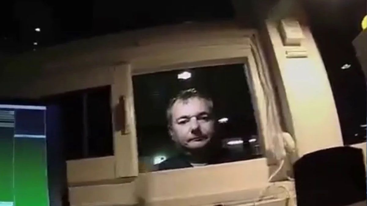 El rostro de Tsyganenko, capturado en una cámara de seguridad (Foto: Gentileza RT)