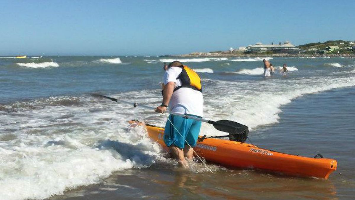 Mar Chiquita: murió un turista mientras pescaba en un kayak frente a la costa