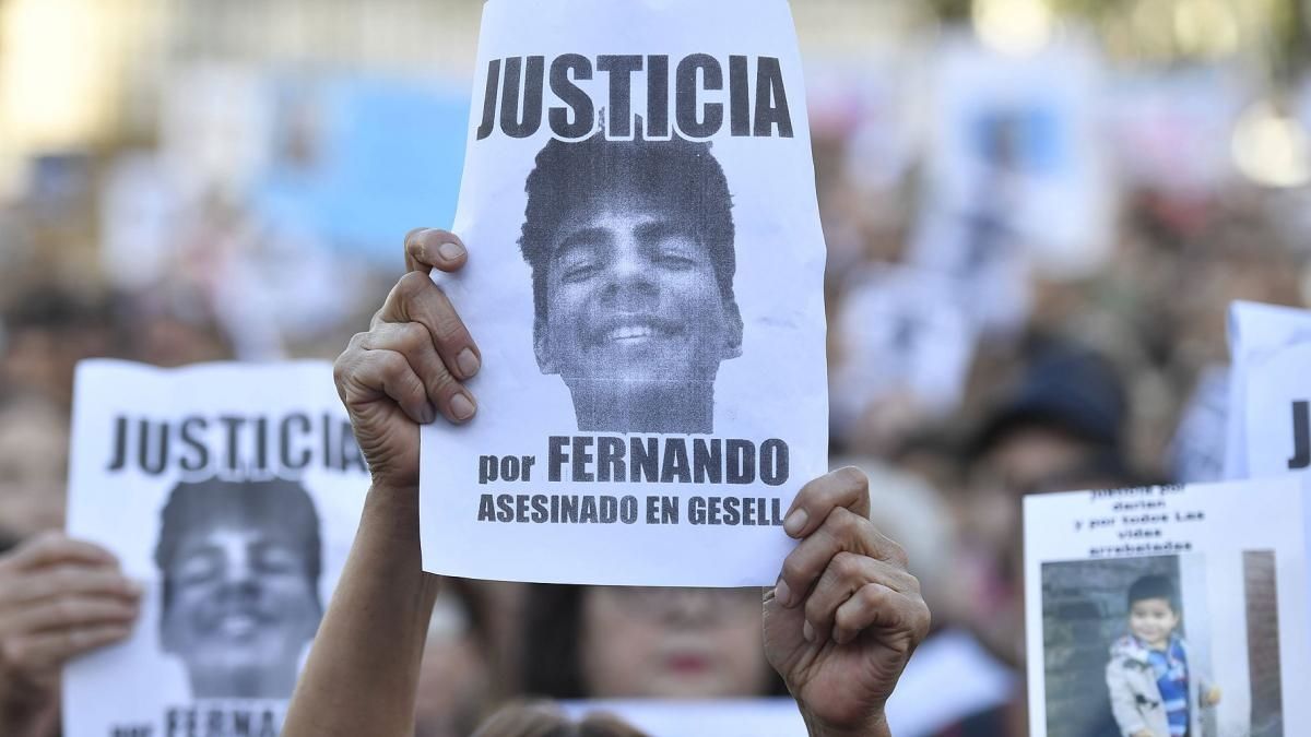 La tercera audiencia del juicio por el crimen de Fernando Báez Sosa se desarrolló este miércoles (Foto: Télam).