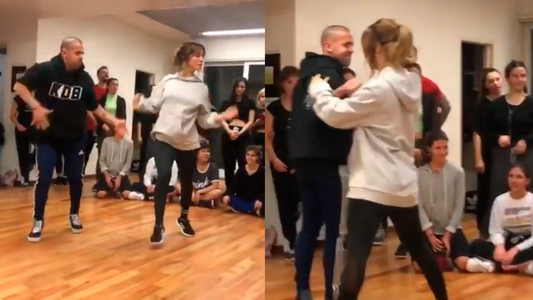 Flor Vigna y Matias Napp, a un paso del beso en una coreo jugada y con mucha complicidad