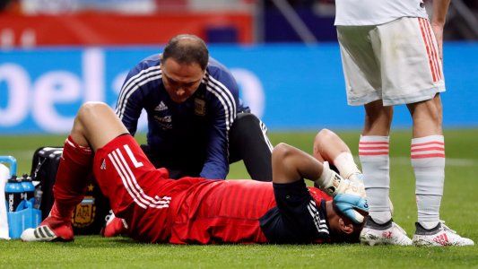 Sergio Romero se pierde el Mundial por una lesión en la rodilla