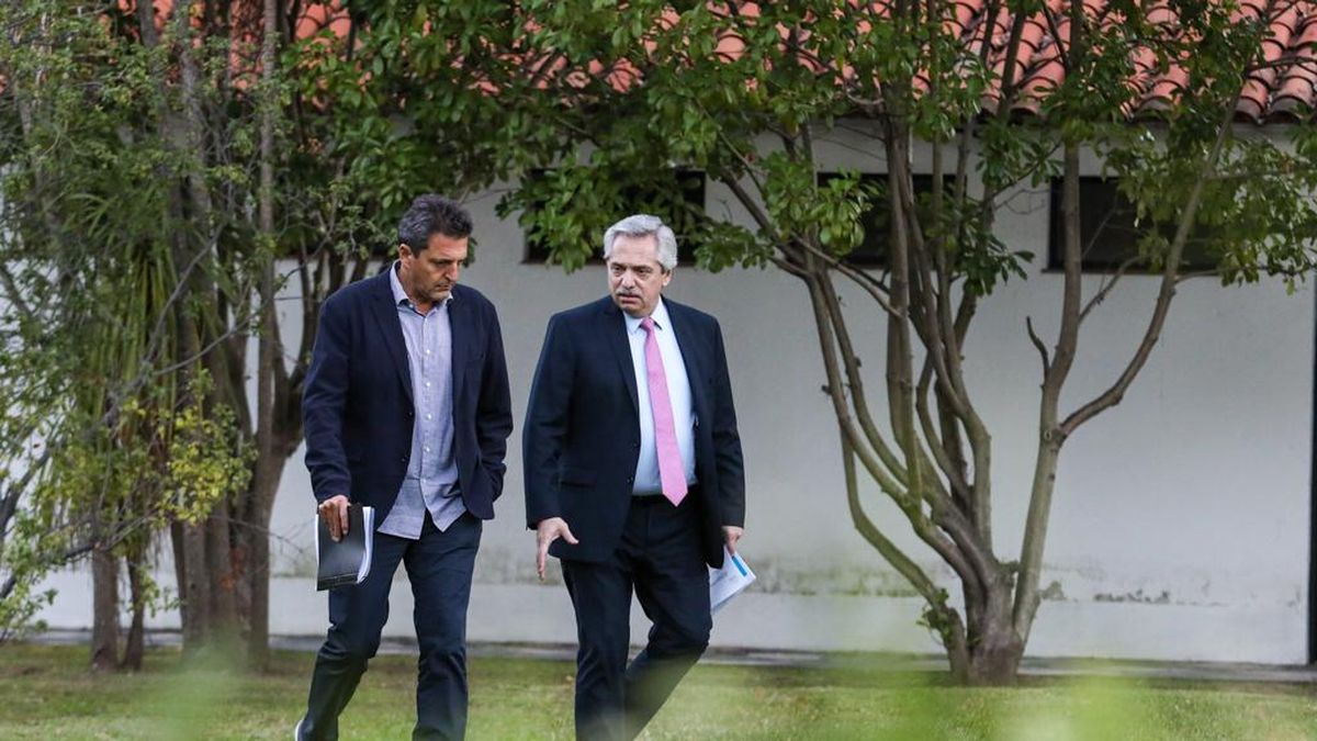 La reunión clave entre Alberto Fernández y Sergio Massa para definir el reemplazo de Martín Guzmán en Olivos. (Foto: archivo)