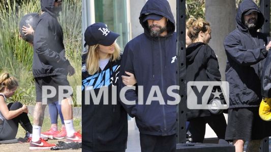 Flor Vigna y Luciano Castro: las imágenes de la exigente rutina de entrenamiento de la pareja del momento