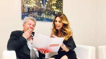 Flor de la V y Emilio Disi firmaron contrato para trabajar nuevamente juntos en Carlos Paz