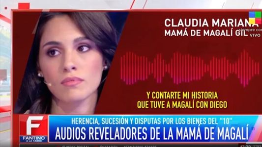 Apareció la madre biológica de Magalí Gil, la presunta hija de Maradona: En un 100 por 100 es hija de Diego