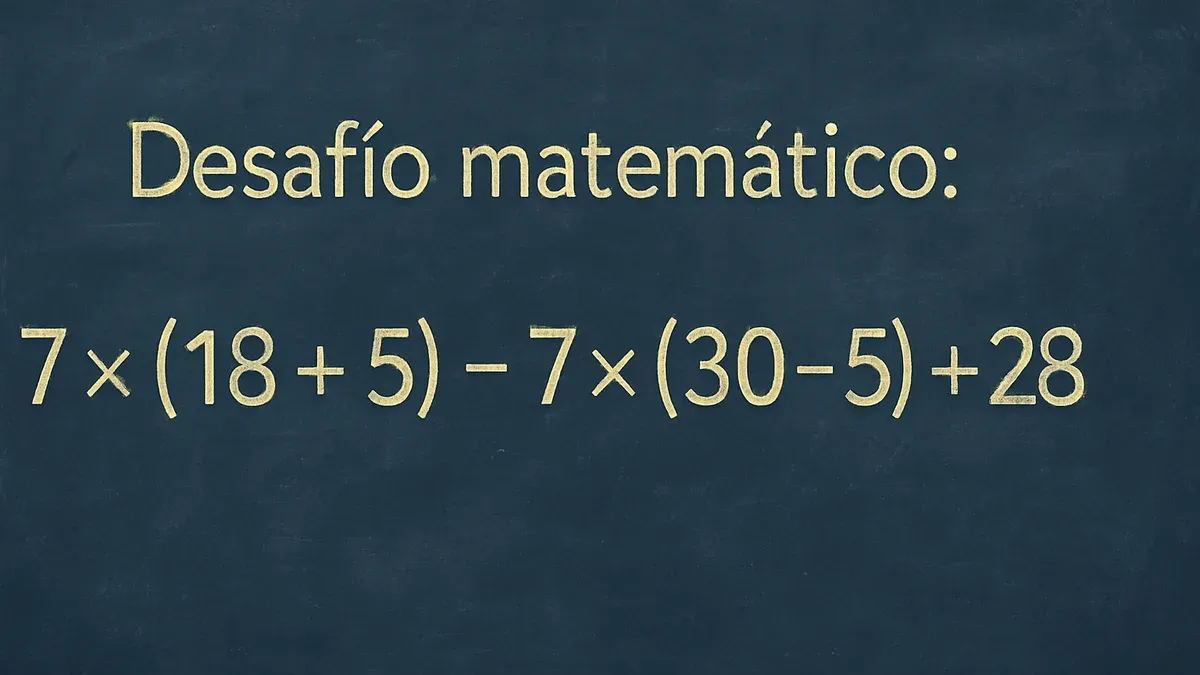 Resolver este Desafío Matemático requiere resolver primero las prioridades de la cuenta si querés llegar al número final sin errores.