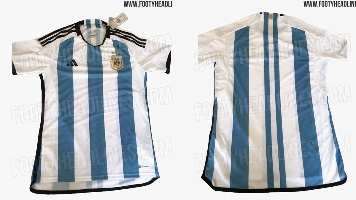 Se Filtro La Camiseta Que Usaría La Selección Argentina En Qatar