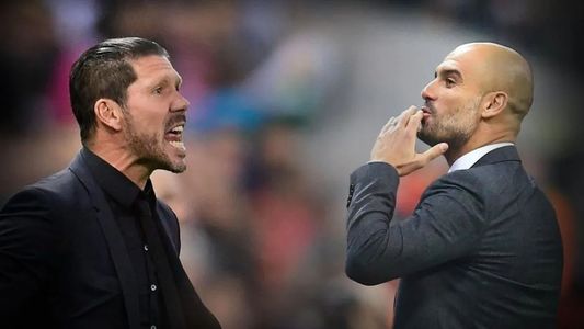 Manchester City - Atlético Madrid: la llamativa vestimenta de Guardiola y Simeone