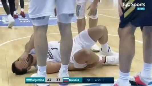 Preocupación por la lesión de Facundo Campazzo