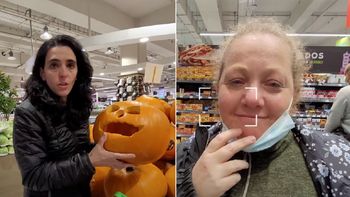 Dos influencers fueron a un supermercado de Chile y lloraron de alegría