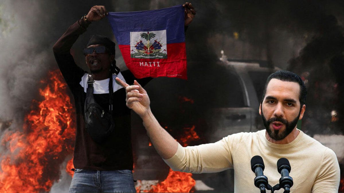 Nayib Bukele propone llevar su modelo contra el crimen a Haití (Foto: A24.com).
