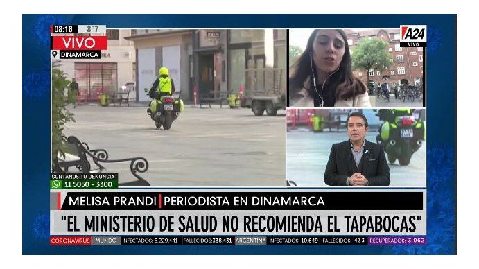 Cuarentena, fase tres: A24 recorre las calles en Dinamarca