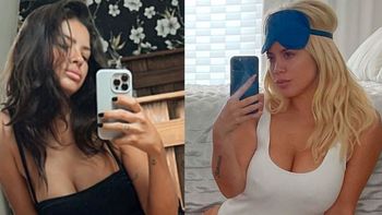 aseguran que la china suarez espia y copia a wanda nara