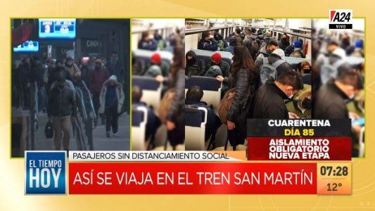 Tren San Martín: se activó el protocolo COVID-19 por 3 casos positivos