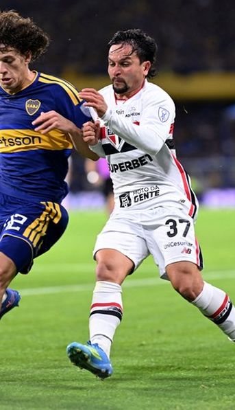 Copa Sudamericana: Boca le ganó 1 a 0 a San Pablo y viajará con ventaja al Morumbí