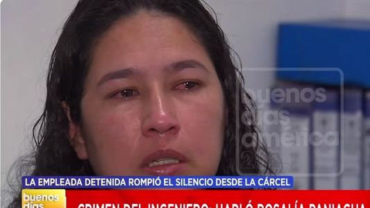 La empleada acusada del crimen del ingeniero de Pilar habló desde la cárcel: No soy una asesina