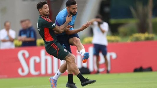 Sin Messi, la Selección Argentina venció a River en un amistoso en Ezeiza