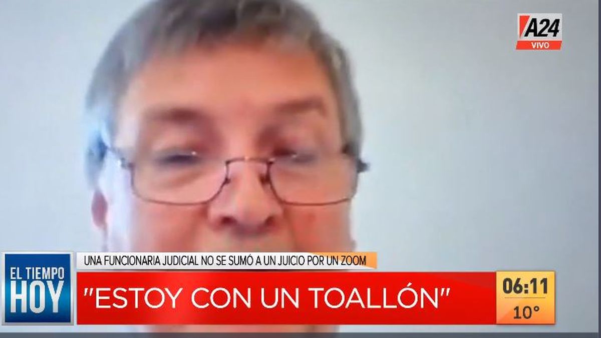 Insólito: estoy con un toallón