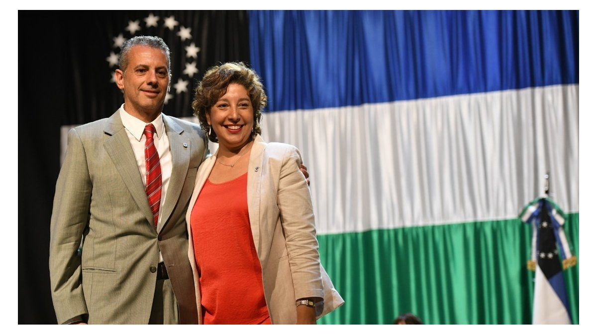 Banacloy y la gobernadora Carreras. Río Negro tendrá un fuerte impacto por las heladas. 