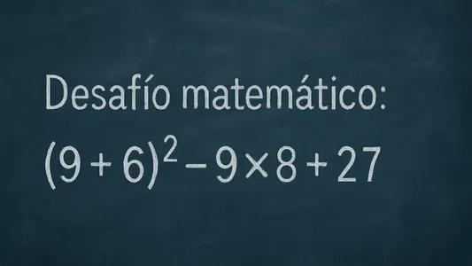 Desafío matemático: pocos lo resuelven antes de los 10 segundos