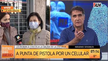 La Tablada: habló la víctima del ataque motochorro donde se robaron hasta la mochila. (Captura de Tv) La Tablada: habló la víctima del ataque motochorro donde se robaron hasta la mochila. (Captura de Tv)