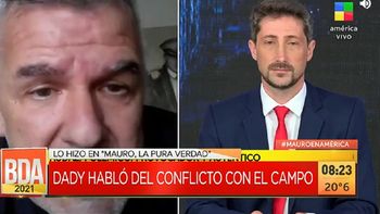 Denunciaron penalmente a Dady Brieva por incitación a la violencia colectiva, tras su advertencia al campo