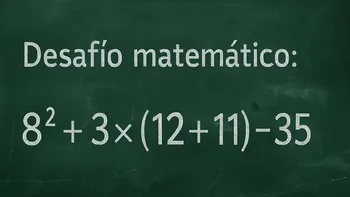 Desafío matemático: ¿lo podés resolver antes de los 10 segundos?