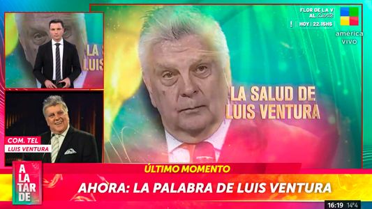 Luis Ventura confirmó el estricto tratamiento que deberá afrontar tras su internación